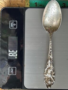 Ornate Sterling Silver Decorative Spoon .925 “Philadelphia “